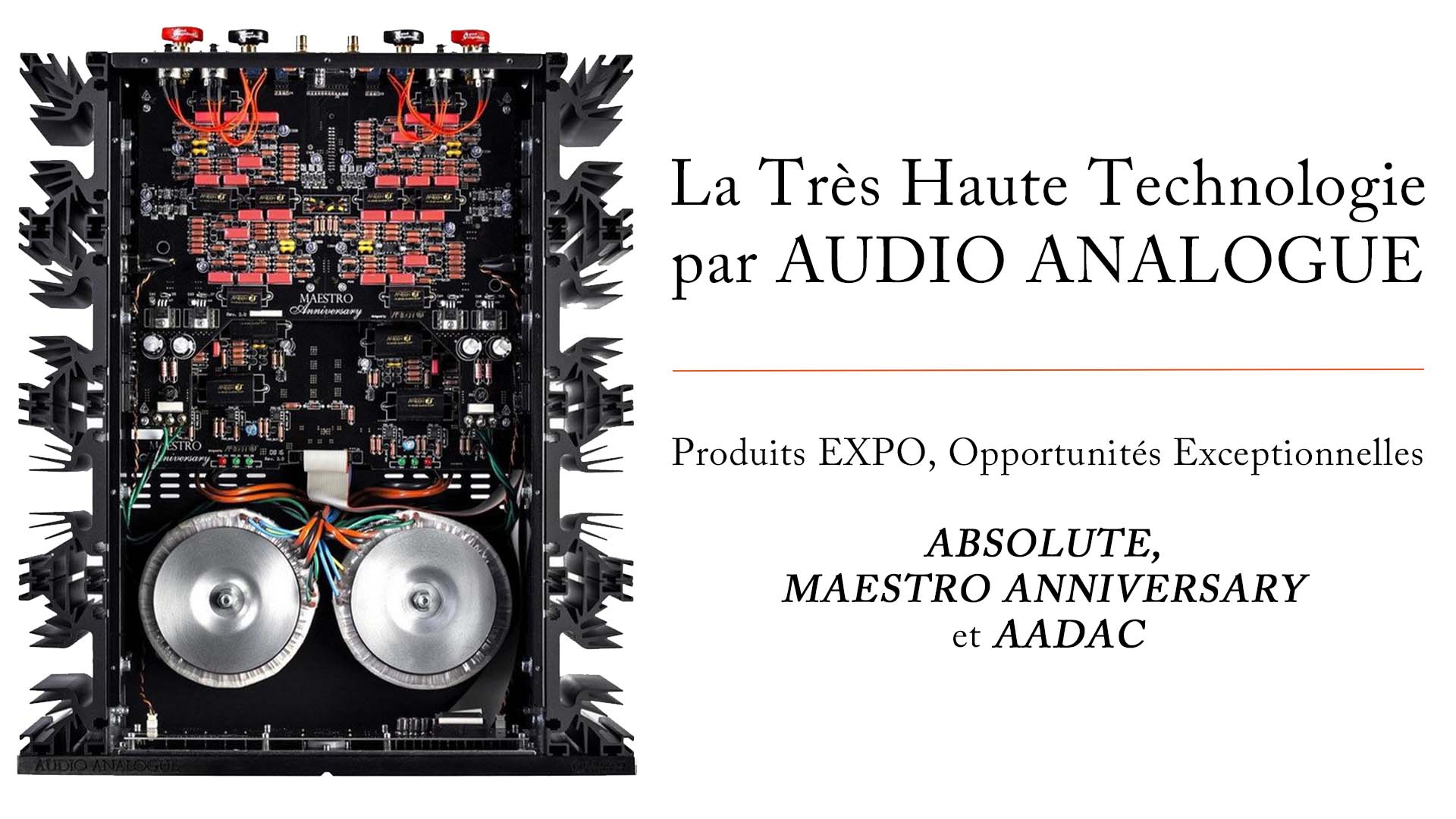 Audio Analogue - La Très haute technologie