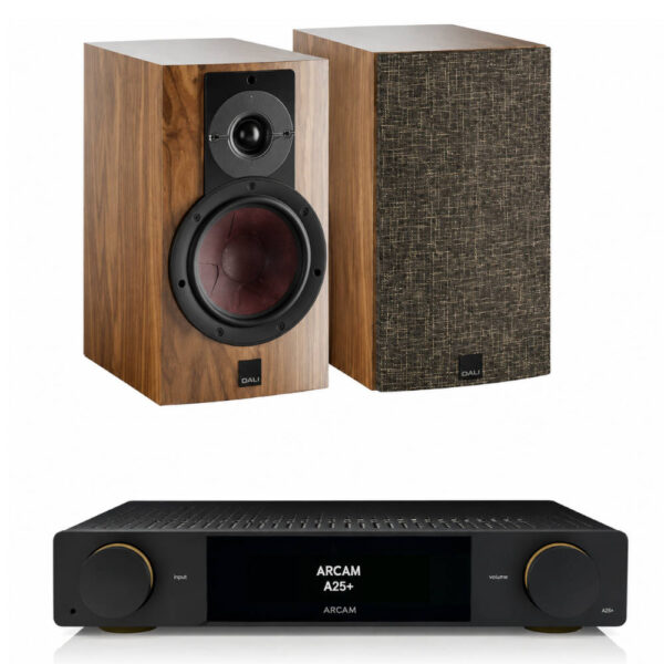 ARCAM / DALI - Pack Amplificateur intégré RADIA A25 (PLUS) + Enceintes bibliothèque RUBIKORE 2