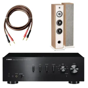 YAMAHA / TRIANGLE / REAL CABLE – Pack Amplificateur A-S501 + Enceintes colonne BOREA BR08 + Câbles ELITE 300