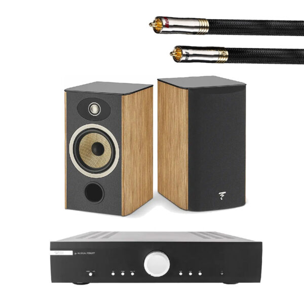 Pack MUSICAL FIDELITY / FOCAL / REAL CABLE – Amplificateur M2SI + Enceintes bibliothèque ARIA EVO X N°1 + Câbles RCA CHEVERNY II