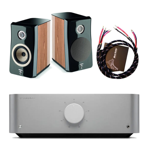 CAMBRIDGE / FOCAL / REAL CABLE – Pack Ampli EDGE A + Enceintes KANTA N°1 + Câbles CHAMBORD II