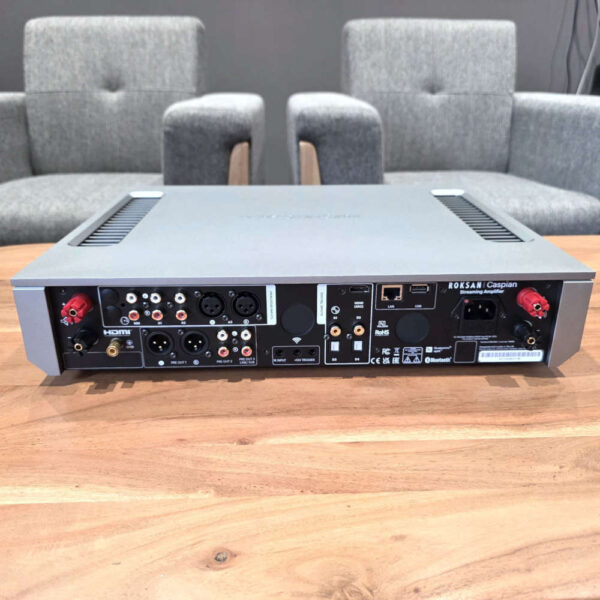 roksan-ampli-integre-caspian-g4-bluOS-silver-arriere