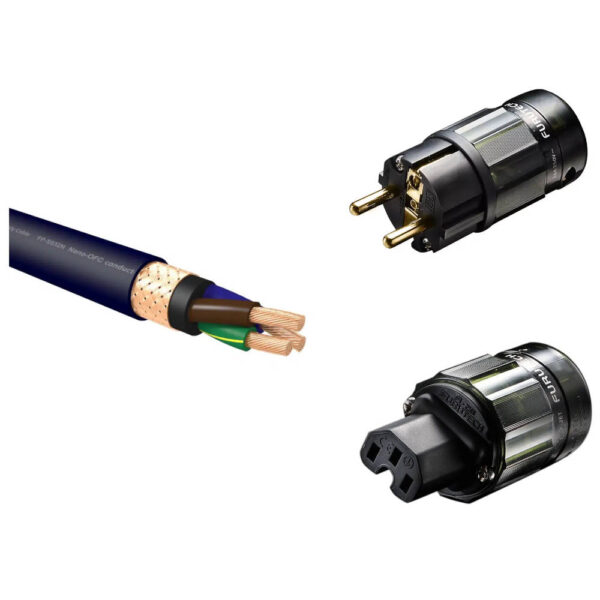 Furutech - Connecteur FI-E38G + connecteur FI-28G + câble FP-S032N 1M