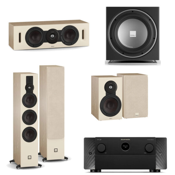 MARANTZ / DALI - Pack Amplificateur CINEMA 30 + Enceintes SONIK 9 + Enceintes SONIK 3 + Enceinte SONIK CINEMA + Caisson de basses SUB E12F