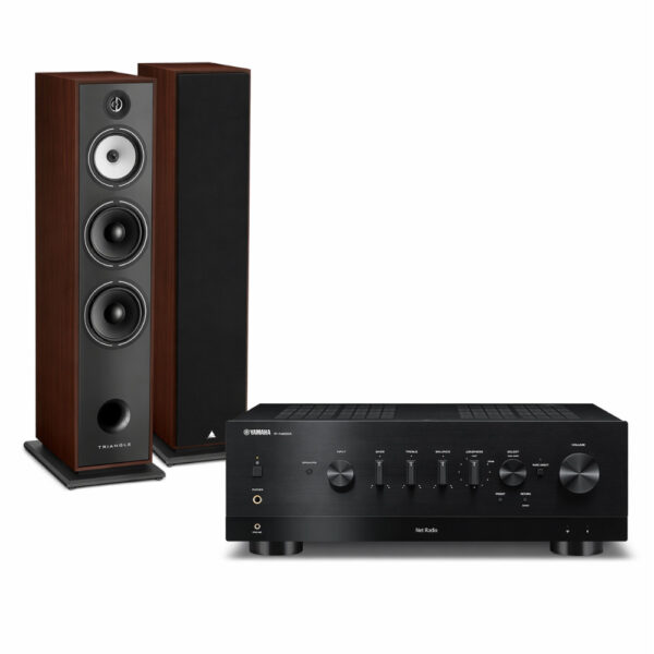 YAMAHA / TRIANGLE - Pack Amplificateur R-N1000A + Enceintes colonne BOREA BR10