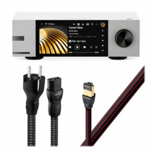 EVERSOLO/AUDIOQUEST – Pack Lecteur réseau DPM-A6 Master Edition Gen2 + Câble RJ45 Cinnamon 1,5M + Câble d’alimentation NRG Y3 2M