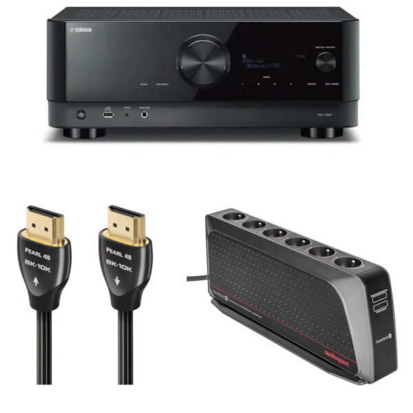 YAMAHA / AUDIOQUEST - Amplificateur RX-V6A + POWERQUEST 2 + HDMI Pearl 1M