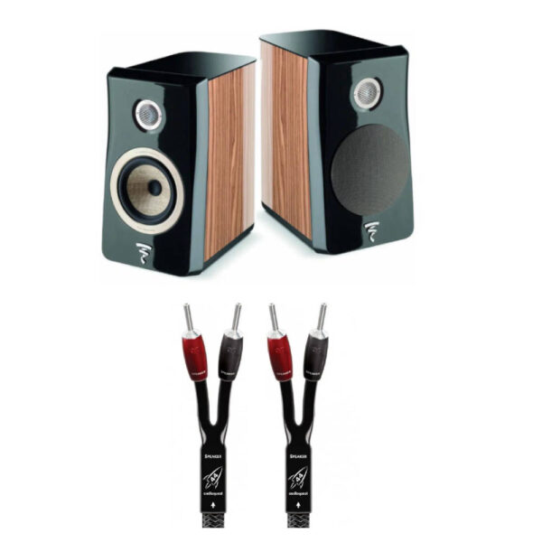 AUDIOQUEST / FOCAL – Pack Câbles ROCKET 44 (2x2,5m) + Enceintes KANTA N°1
