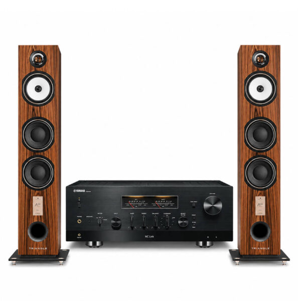 YAMAHA / TRIANGLE - Pack Amplificateur R-N2000A + Enceintes colonne ANTAL 40TH